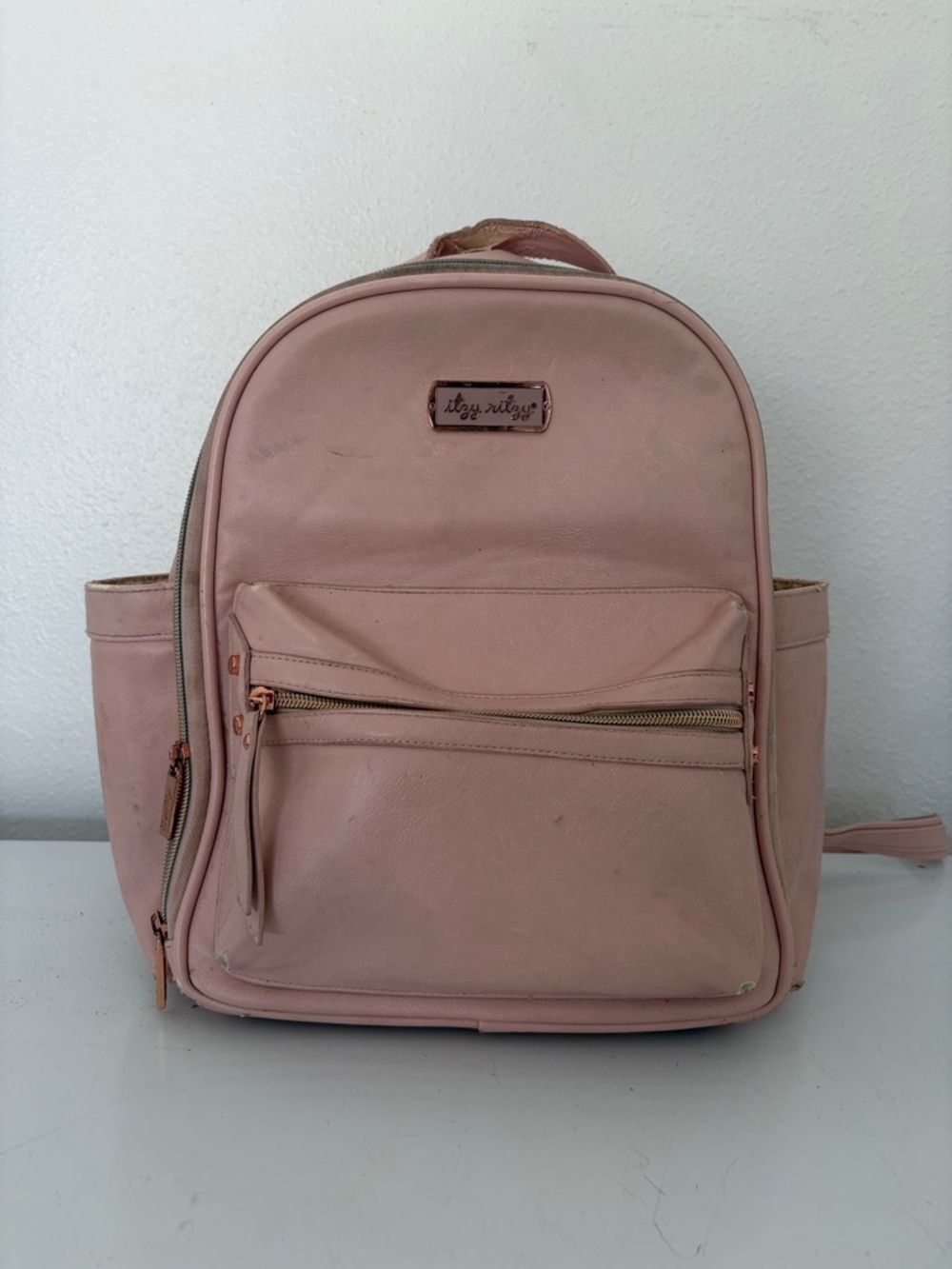 Itzy Ritzy Rose Blush Backpack Diaper Bag